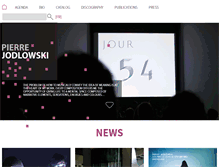 Tablet Screenshot of pierrejodlowski.com